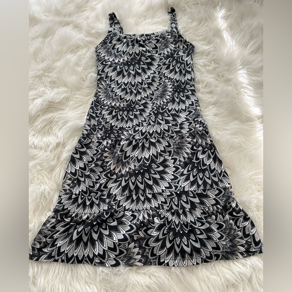 Prana Black and White Patterned Dress xs - Picture 1 of 2